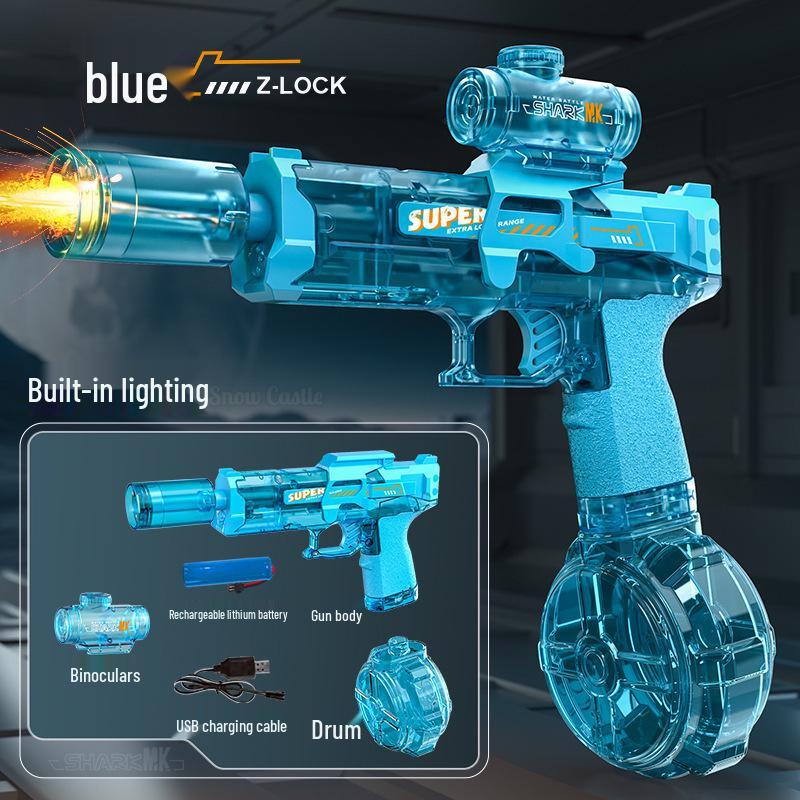 Kids' Electric Water Gun: Flame Spray & Recoil Pulse