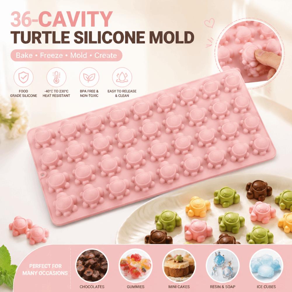 DIY Silicone Mold Chocolate Jelly Candy Making Animal Ice Cube Tray  Cake Cupcake Decoration