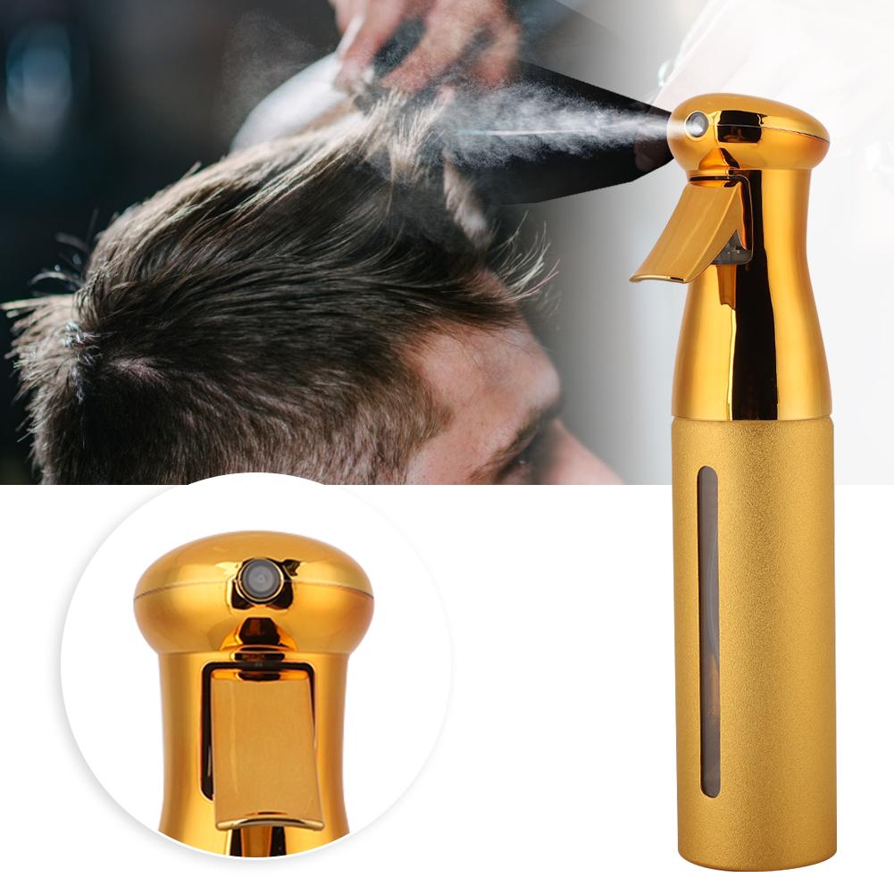 250ml Hairdressing Spray Bottle Salon Barber Hair Tools Fine Mist Sprayer Styling ToolsGold