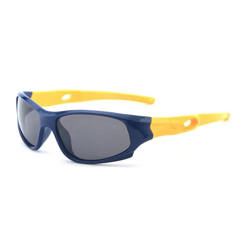 Kids Sunglasses Polarized Unbreakable Baseball Shades Outdoor Sports Goggle  for Boys Girls Child Age 3-12