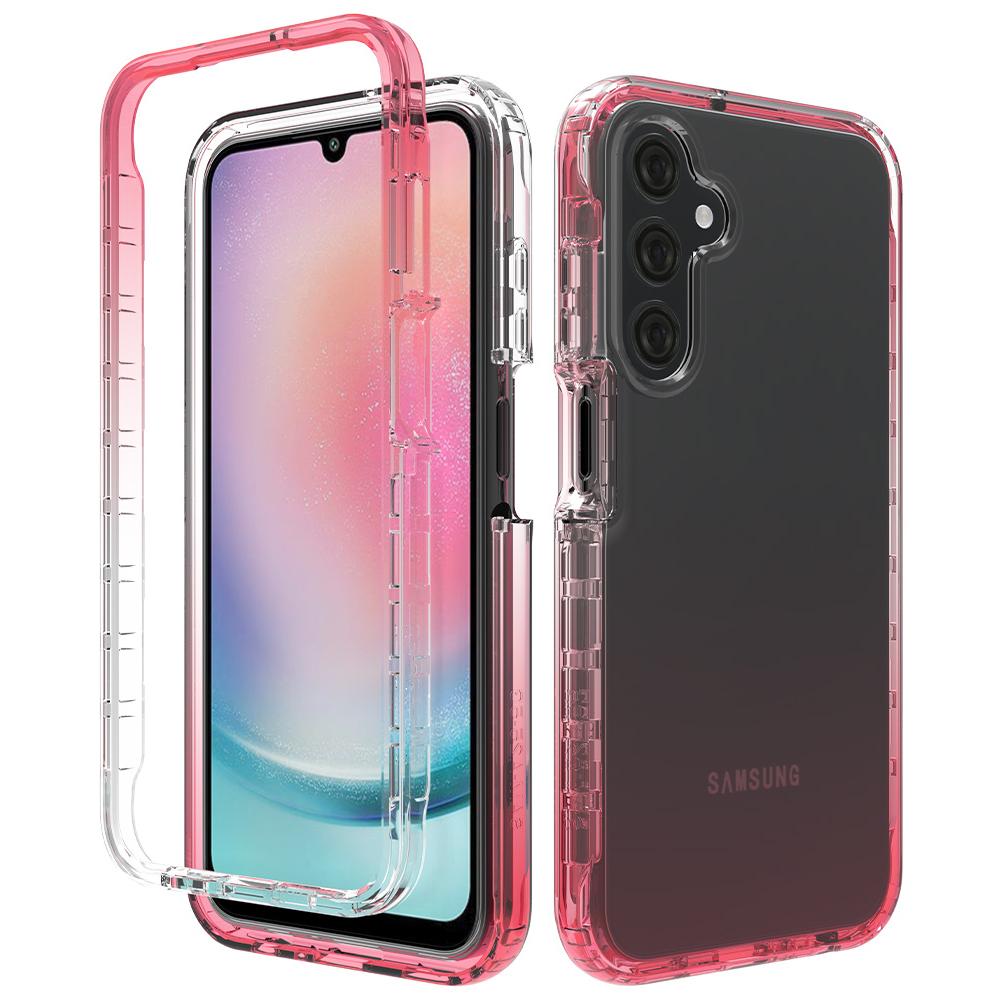 For Samsung Galaxy A25 5G (Global) (161.0 x 76.5 x 8.3mm) Case PC+TPU Gradient Clear Phone Cover