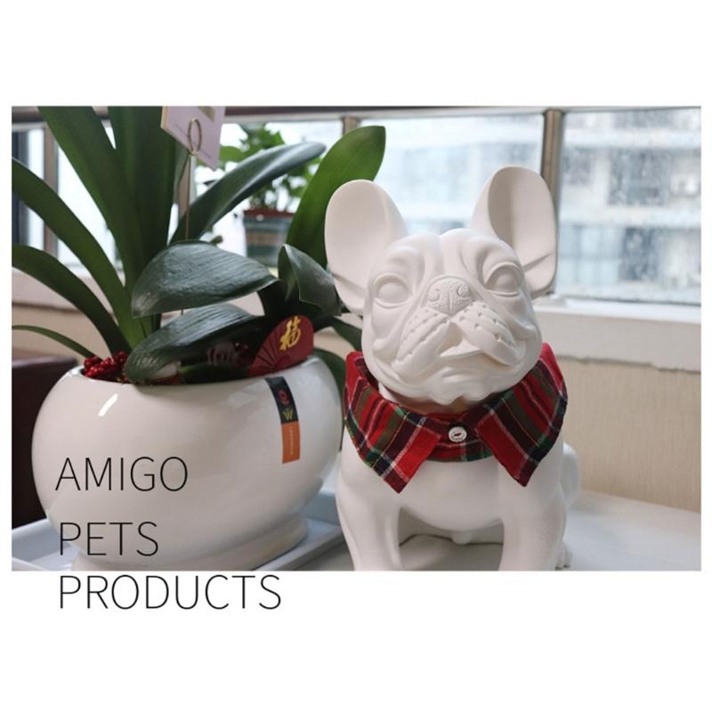 Puppy Wedding Collar Checked for Small Medium Girl Dogs Cat Dog Plaids Collar Necklace Wedding Costumes