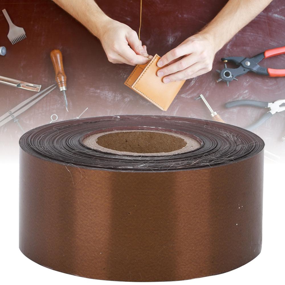 Горячее тиснение фольгой бумага кожа ткань упаковка коробка DIY украшения аксессуары 3 см ширина 120 метров коричневый