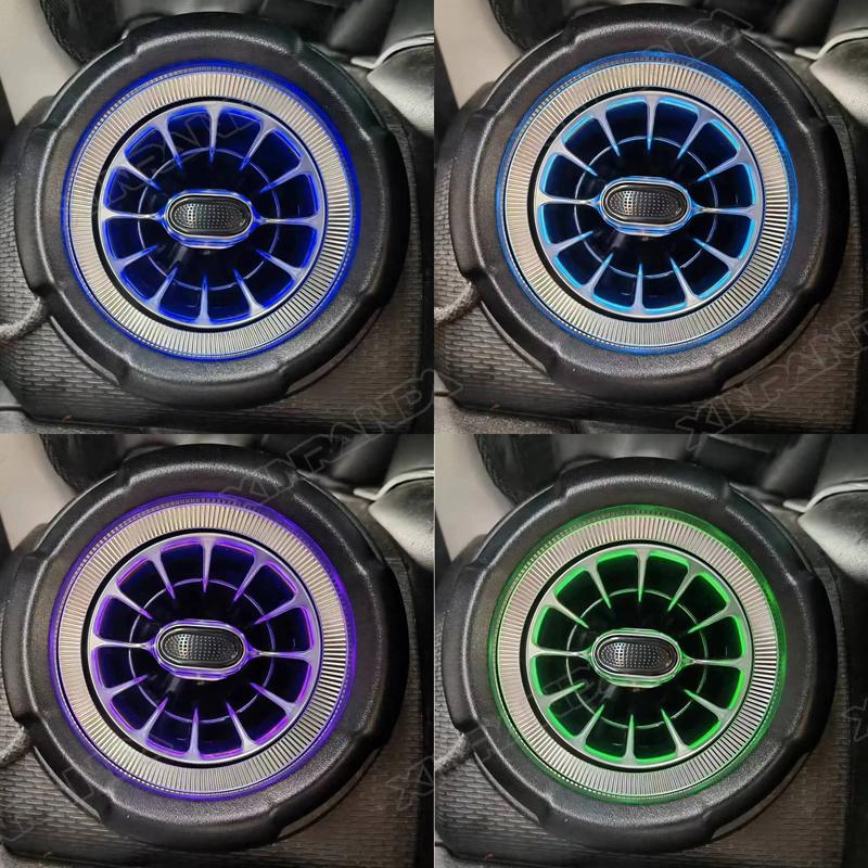 Car Front Air Conditioning Vent 8 Colors Atmosphere Light For Suzuki Jimny JB64 JB74 2019 2020 2021 2022 2023 2024 3 Door 5 Door