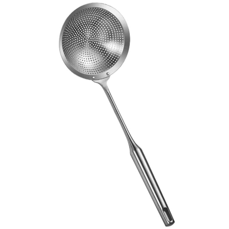 

Slotted Spoon for Cooking Needs Stainless Steel Skimmer Spoon for Draining Noodles 16cm