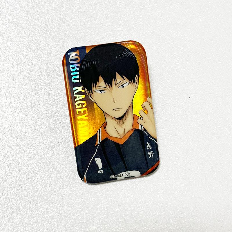 Originale Haikyuu!! Spilla Laser Anime - Design di Hinata e Kageyama