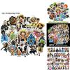 48pcs One Piece Anime Cartoon Stickers Collection For Laptops And Luggage Waterproof Pvc