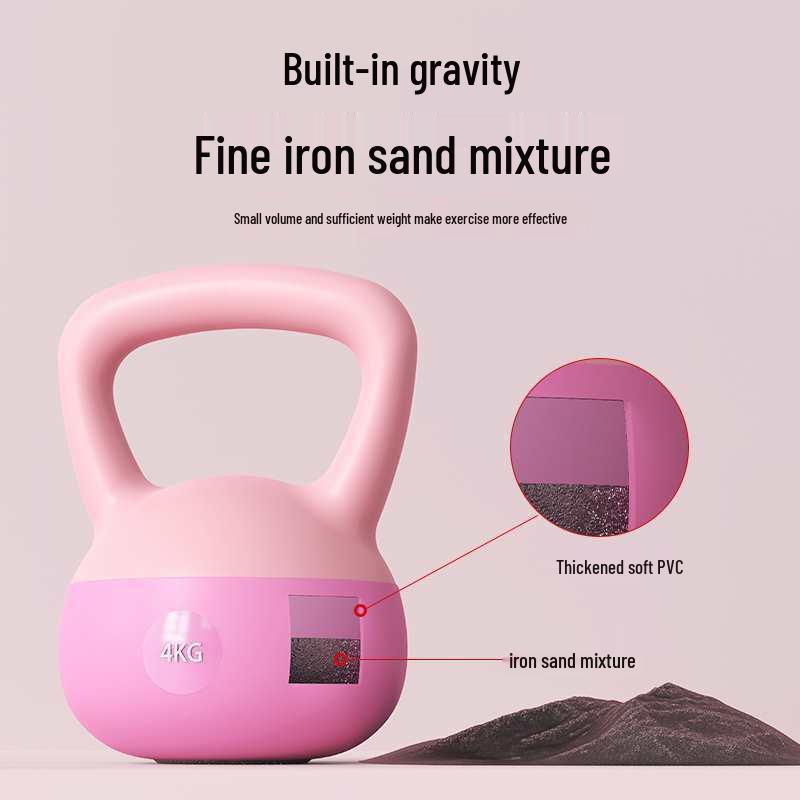 Women's & Men's Soft Kettlebell for Fitness, Squat, Glute, and Strength Training at Home