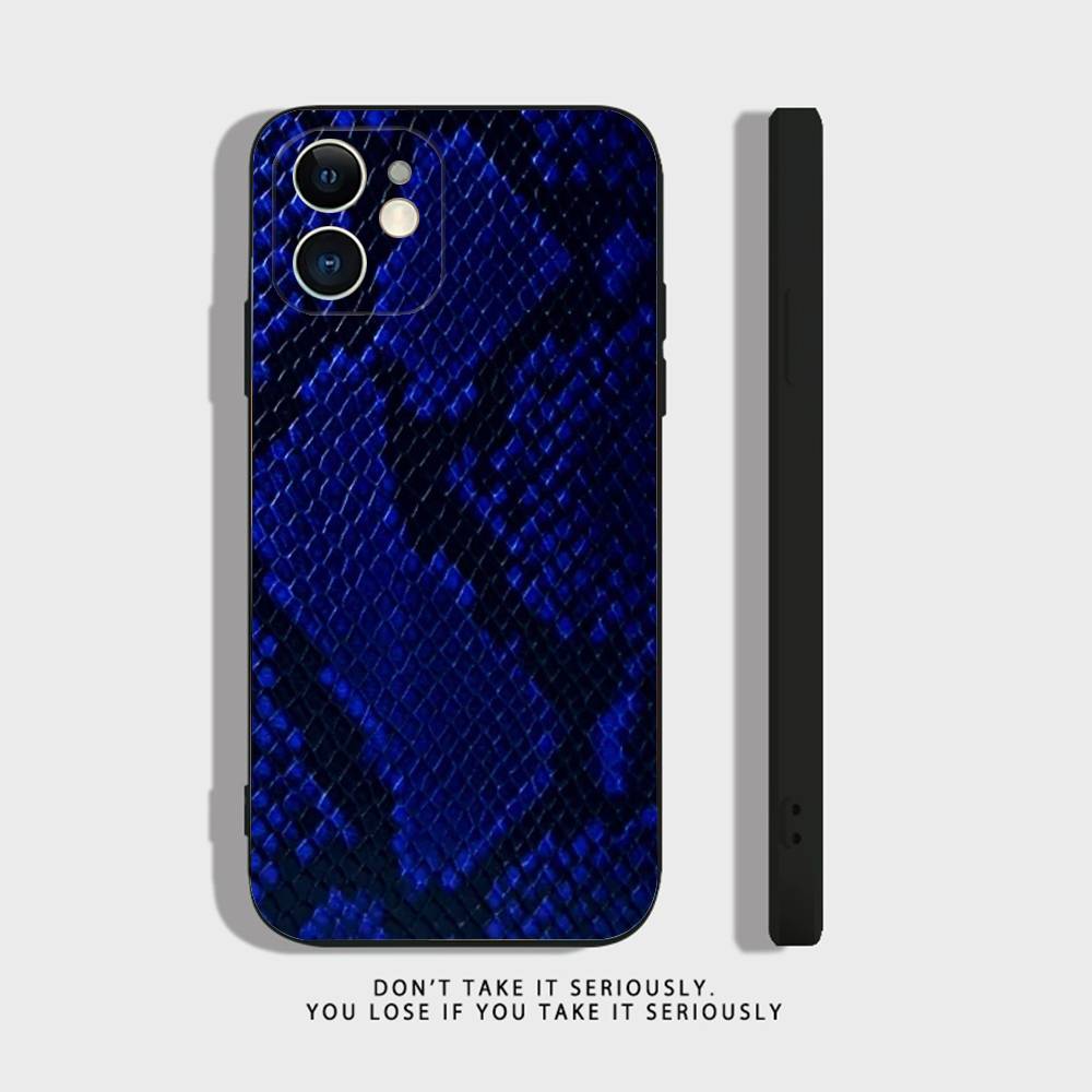 Luxury Chic Snake Phone Case For iPhone 16,15,14,13,12,11,Pro,X,XS,Max,XR,Plus,Mini Soft Silicone Black Shockproof TPU