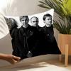 M-Mumiy T-Troll Band Pillow Case Linen Cushion Covers For Decorative Sofa Home Pillows Case Car Chair Pillows Cases