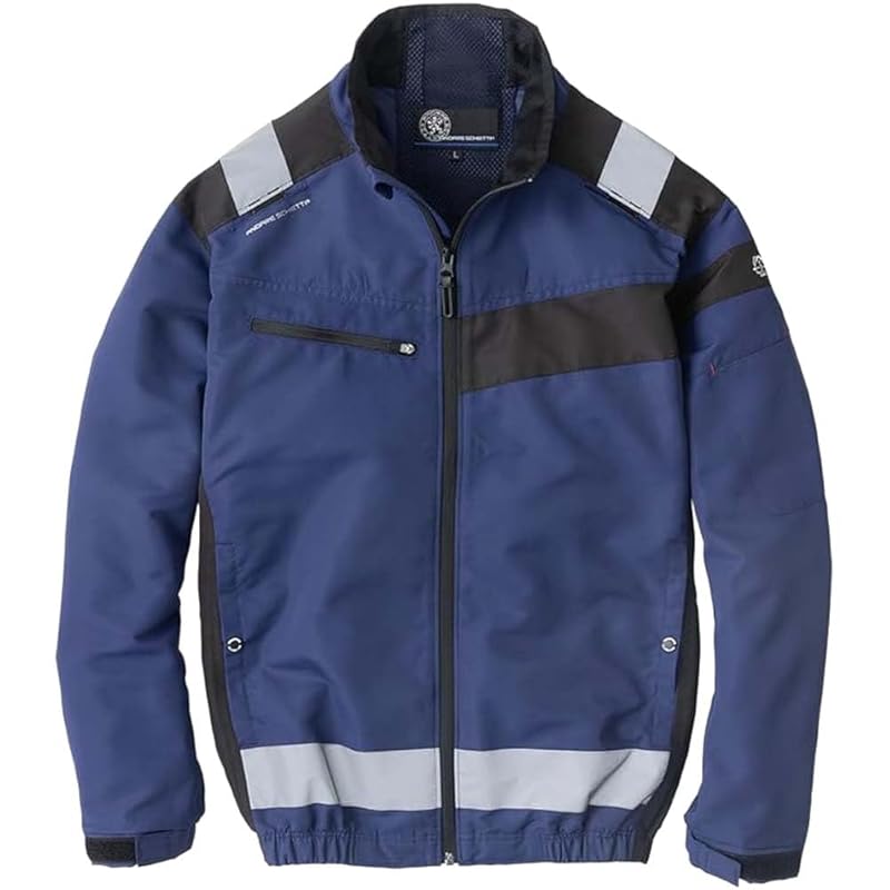 

[Corcos] VOLT COOL (Volt Cool) air conditioning wear Eco Volt Cool Safety Long Sleeve Blouson Clothes only/with sticker [AE-5561] (M, 1.Navy)
