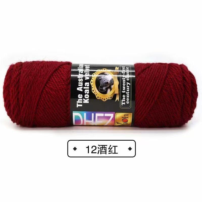 100G Wool Blended Koala Fleece Hand-knitted Medium Thick Yarn Rod Needle Thread Jacket Scarf DIY Knitting&Crocheting
