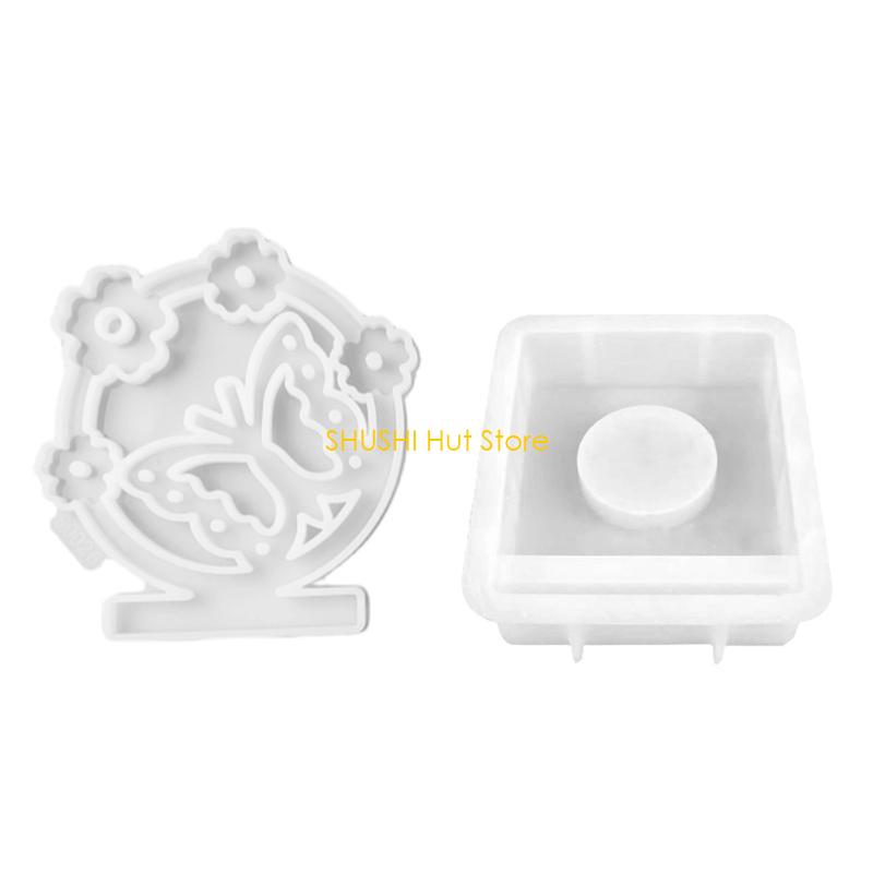 Easter Butterfly Stand Molds with Base for DIY Craft Easter Decorations D57B