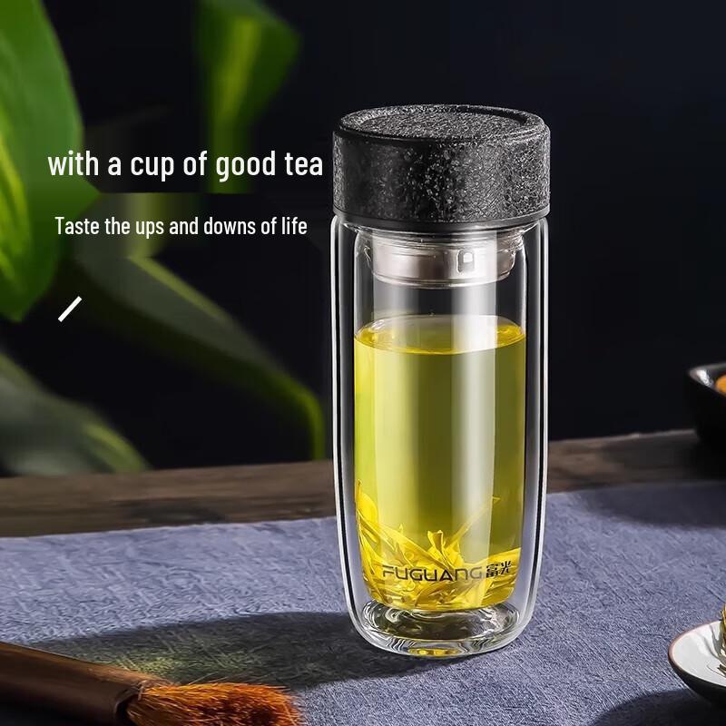 Fuguang YiQing Double-Wall Borosilicate Glass Egg Cup