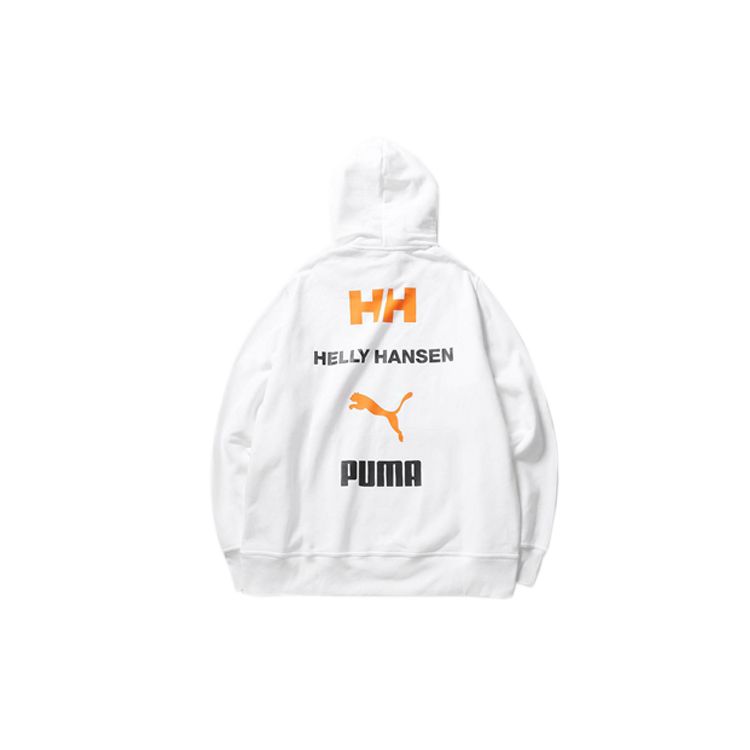 Puma X Helly Hansen Co-Branded Feature Print Hoodie Herren Oberteile Weiß 597083-02