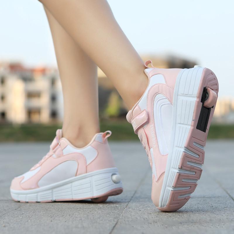 Детская обувь для ходьбы, Двухколесная спортивная обувь 32 розовый