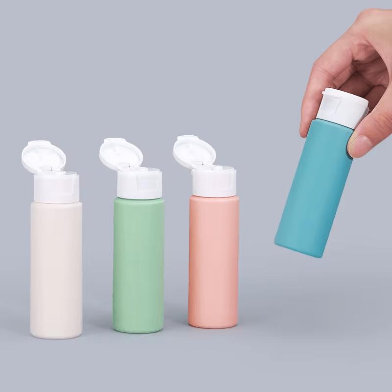 4pcs 50ML Silicone Travel Bottles Accessories Portable BPA Free Leak Proof Squeezable Size Containers Travel Essentials Sets