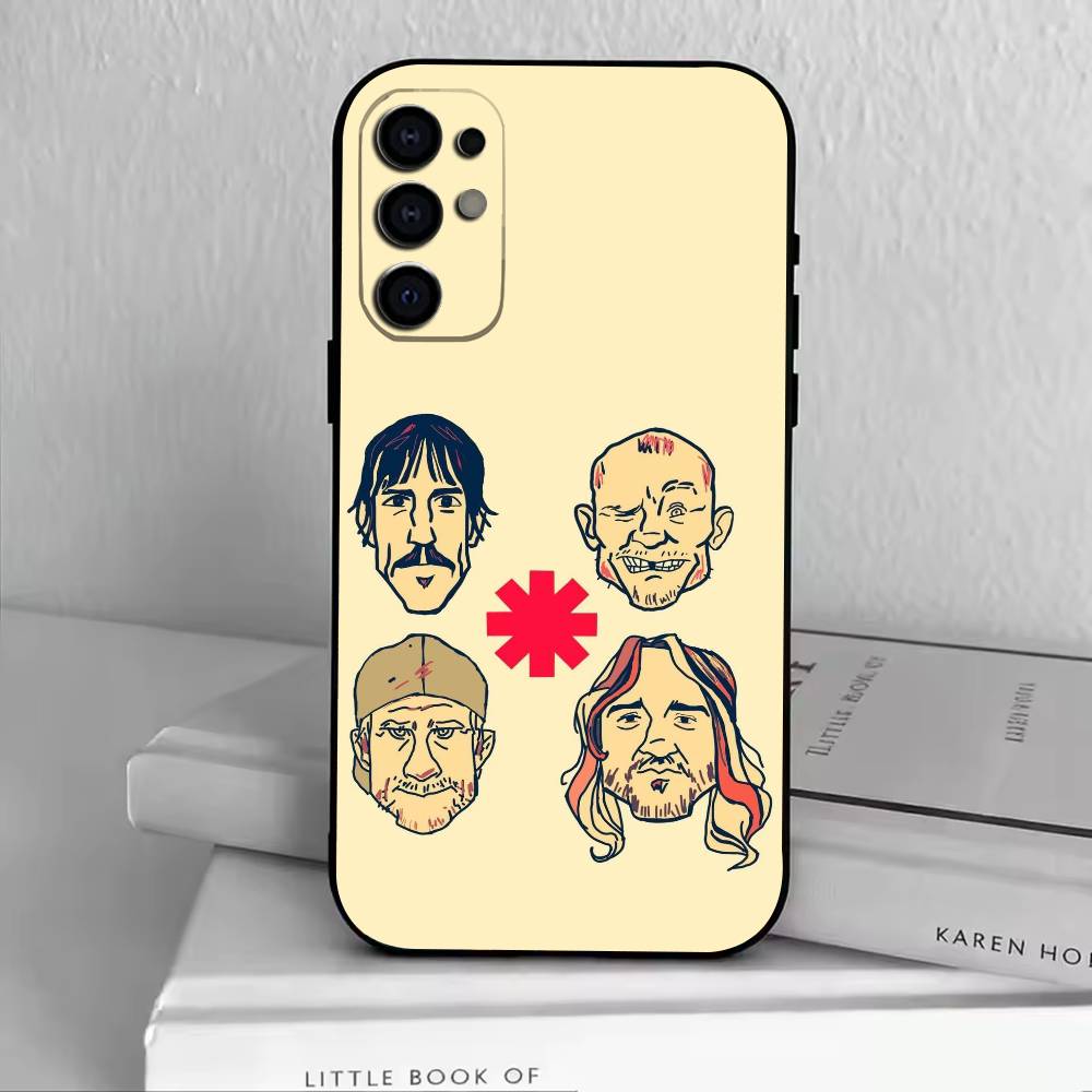 

R-Red Hot Chili Peppers Phone Case Black Silicone Soft For Samsung S25,S24,S21,S22,S23,S30,Ultra,S20,Plus,Fe,Lite Samsung S26