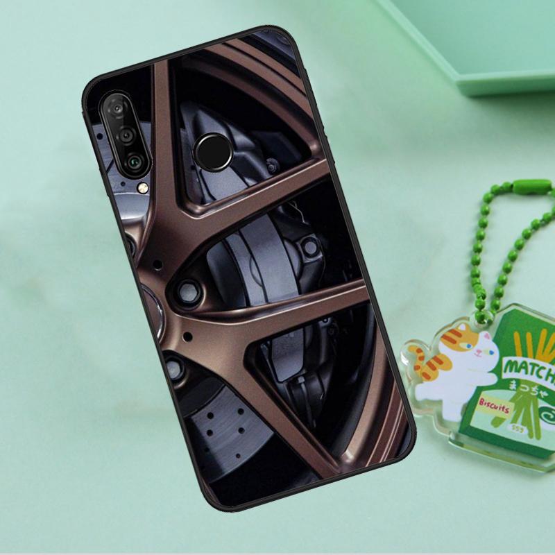Sports Car Wheel Tire Speed For Huawei Nova 12s 12i 11i 7i 8i 9 10 SE Y91 Y90 Y60 Y70 Y72 Y61 P60 Pro P30 P40 Lite Case