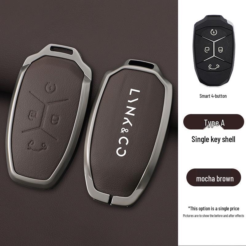 Pouzdro na klíč Lynk & Co 03: Kompatibilní s 0607, 01 Shell, 05 Nový model, 02 09 EMPS Energy Crystal Z10 Přezka na krytu