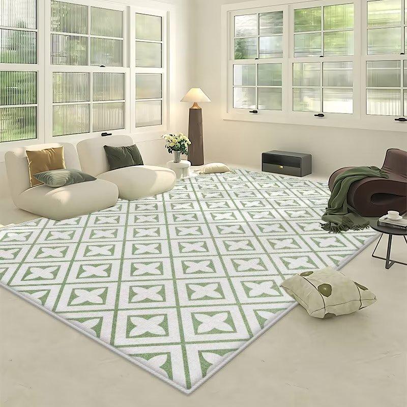 Simple Living Room Carpet Coffee Table Modern Large Area Household Use Anti Slip Room Bedroom Bedside Mat