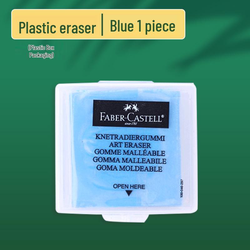 Faber-Castell Kneadable Eraser - Colored Soft Clay for Sketching & Drawing