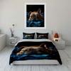 3pcs French Bulldog Bedding Set Blue + Dog Print (1Duvet Cover + 2Pillowcase) for Bedroom Decor,Single Double, Multiple Sizese