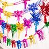 1/4pcs Xmas Gift Christmas Metalic Foil Garland Multi Colour Party Supplies Hanging Decoration Wedding Accessories Creative