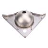 RV Corner Sink 15.9 X 15.9 X 5.1in 304 Stainless Steel 40mm Outlet Space Saving for Motorhome Boat Yacht Bathroom