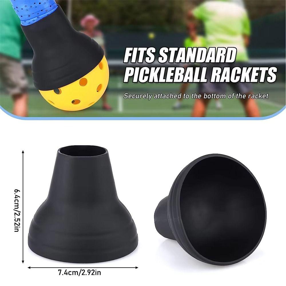 Easy Attaches Pickleball Balls Retriever Picker Silicone Ball Picker  Fits All Standard Pickleball