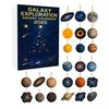 Space Exploration Advent Calendar 2025 24 Days Christmas Countdown Calendar with Planet Ornaments Universe Collection