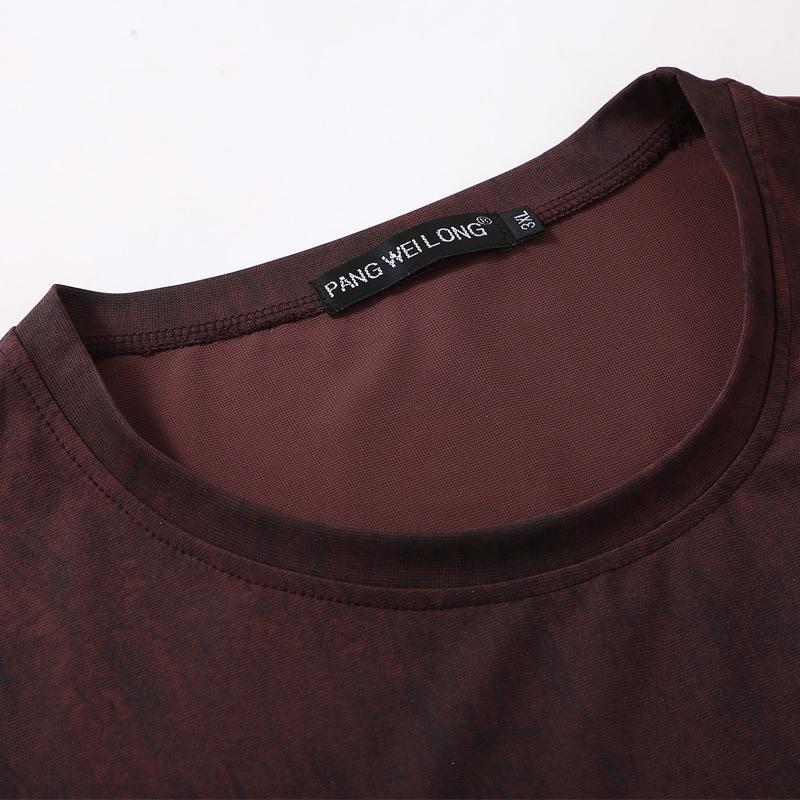 4XL-12XL Nadměrné velikosti Pánská trička Letní Vintage oblečení Módní trička Oversize Tričko s krátkým rukávem