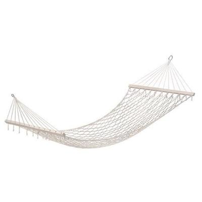 Hamac 260 x 80 cm Tressé – Crème