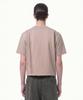 PRINOAR Semi-Crop Short Sleeve T-Shirt - Ginger Beige