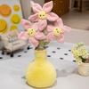 Girl's Heart Pink Peach Blossom Doll Plush Toy Doll Vase Throw Pillow Home Living Room Decoration Doll