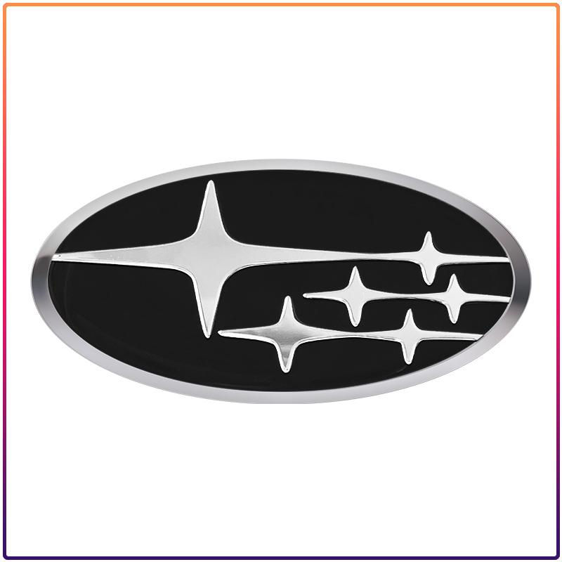 1Pcs ABS Car Steering Wheel Center Badge Emblem Sticker For Subaru Outback Impreza Forester Levorg XV STI Ascent Legacy