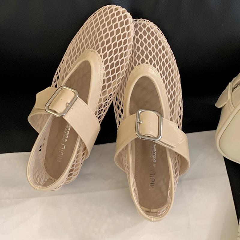 Fashion Flats Mesh Women Loafers Shoes Fashion Designer Woman's Sandalias Summer 2025 Dress Cozy Sneakers Brand Walking Zapatos De Mujer