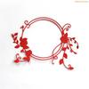 K1AE Flower Wreath Cutting Dies Carbon Steel Die Cut for Card Making Scrapbooking