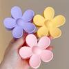4pcs/set Ladies Matte Flower Clip Spring/Summer New Color Back Hair Shark Clip Fashion Sweet Ladies Gift Flower Clip