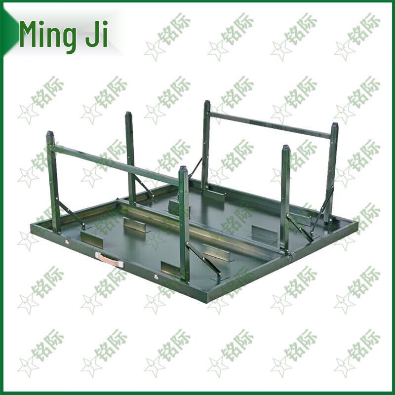 Mingji Outdoor Folding Field Dining Table and Stool Set