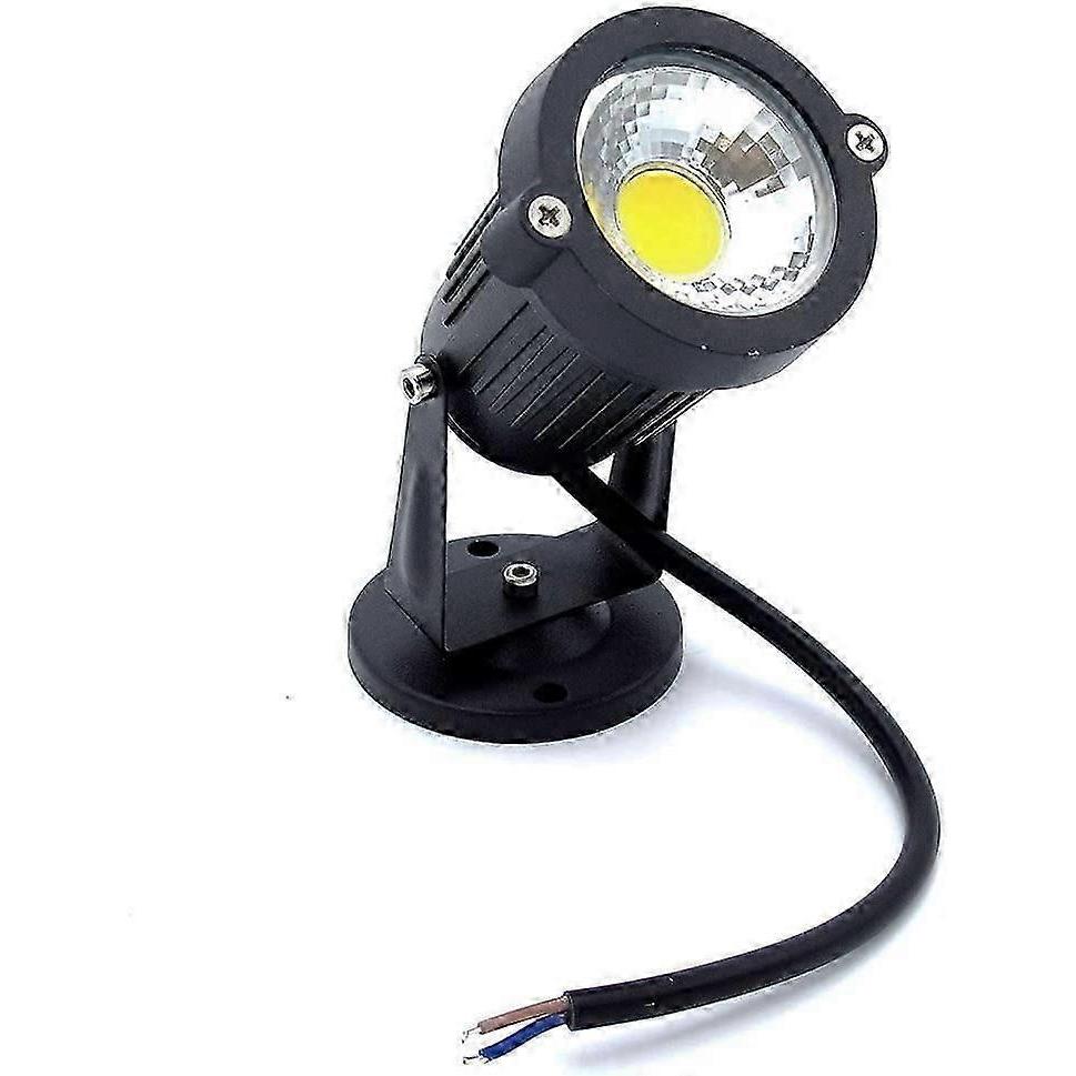 Conjunto de 4 Holofotes LED Cob Ajustáveis 5W 220V, Iluminação Externa(Branco frio