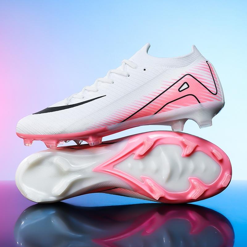 Men Soccer Shoes Grass Cleats High-top Ultralight Sneakers Football Boots Non-Slip High-quality Match Indoor Hot-selling Outdoor