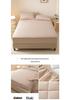 Waterproof Quilted Mattress Protector with Small Checkered Design