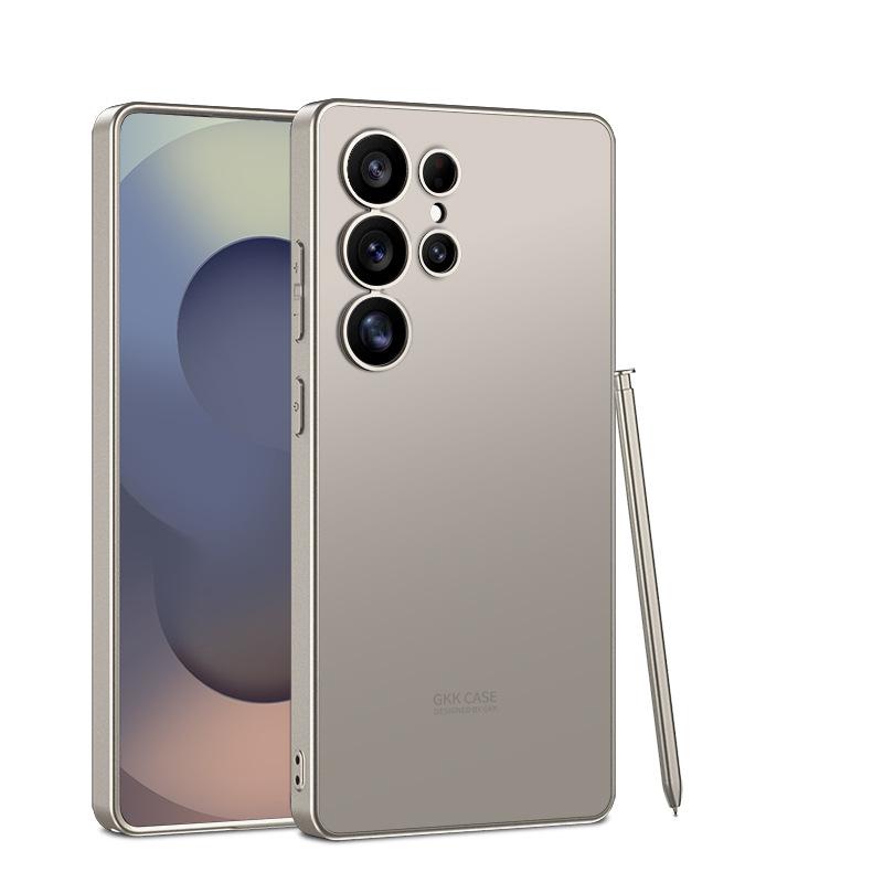 Suitable for Samsung S25 Ultra Mobile Phone Case AG Skin Feeling Galaxy S25U Protective Case Simulation Bare Metal Feel Ins