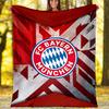 1pc B-Bayern Munich (7) Theme Blanket - Digital Print, Polyester, Cozy for All Seasons, Perfect for Outdoor, and Travel