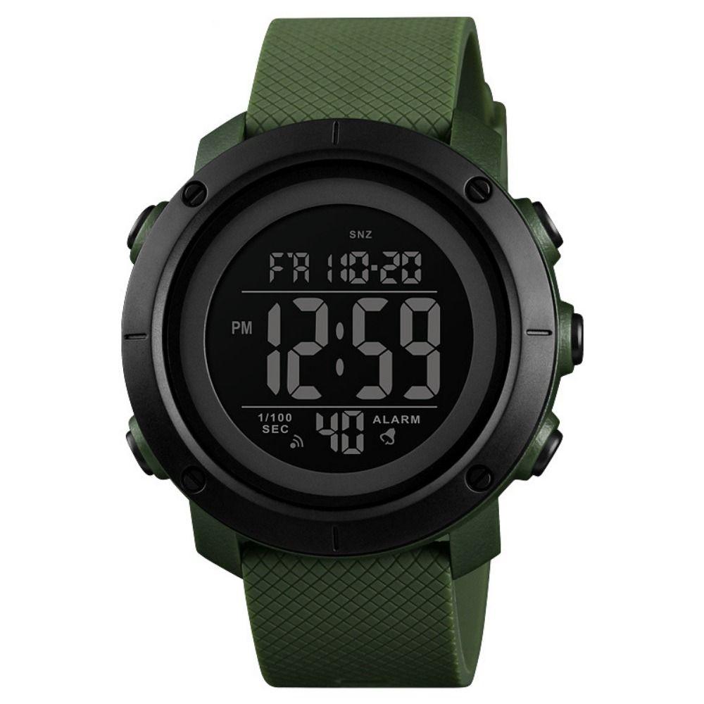 Simple Digital Sport Watch LED Display Electronic Watch Trendy Men's Watch Casual Wear