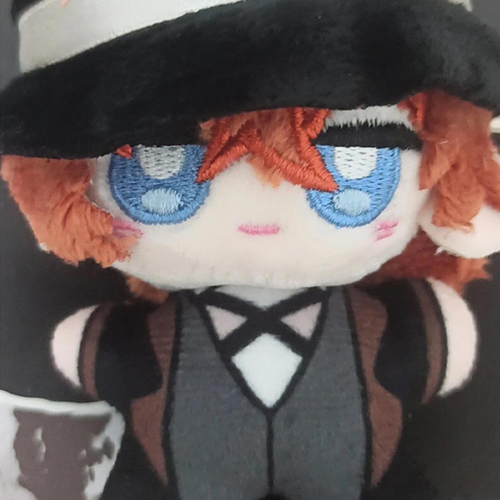 Anime Plush Keychain 12cm Cute Mini Soft Stuffed Starfish Doll Pendant Nakahara Chuuya Style Gift