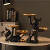 Luxurious Bulldog Key Holder and Storage Tray for Entryway Decor
