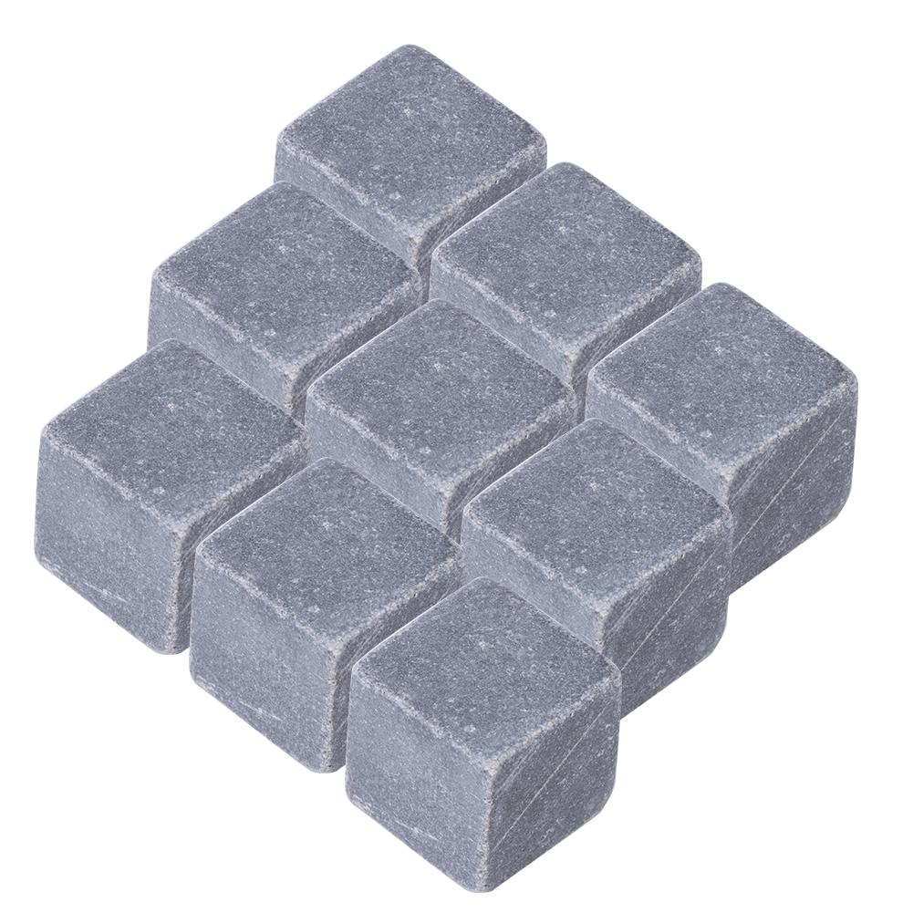 9pcs Whiskey Stones Sipping Ice Cube Cooler Reusable Wine Drinks Cooler Wine Ice Stones