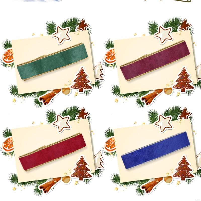 

Christmas Ribbon for Home Decor, Gift Wrapping, DIY Crafts,2m/for 6M бордовый